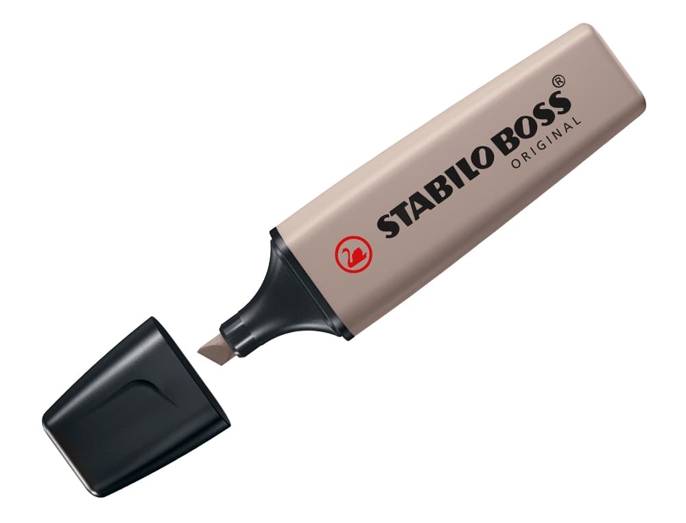 Rotulador fluorescente Stabilo Boss Original 70 – Gris cálido