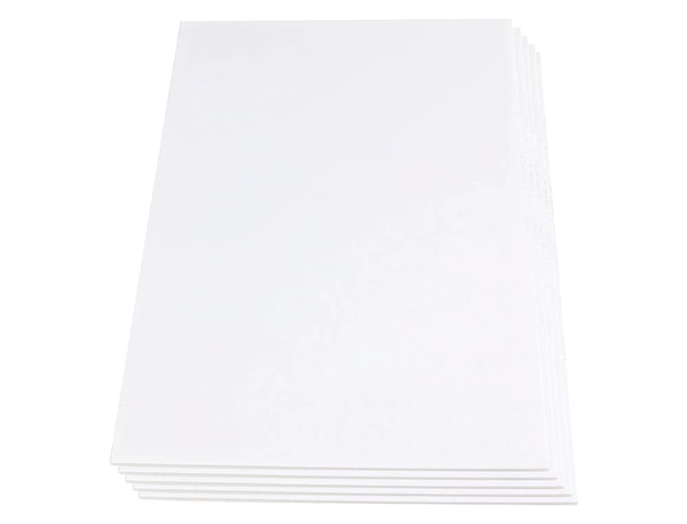 Carton pluma liderpapel blanco doble cara 70x100cm espesor 10 mm