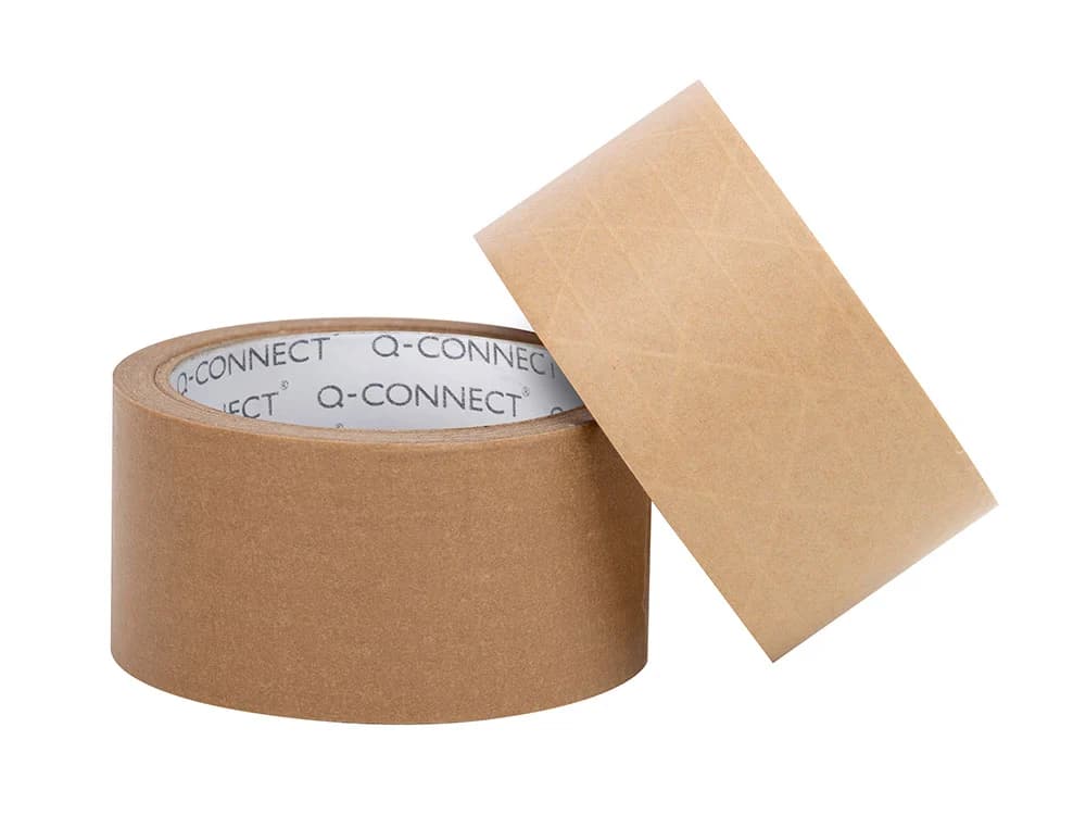 Cinta adhesiva q-connect kraft 50mt x 50 mm para embalaje