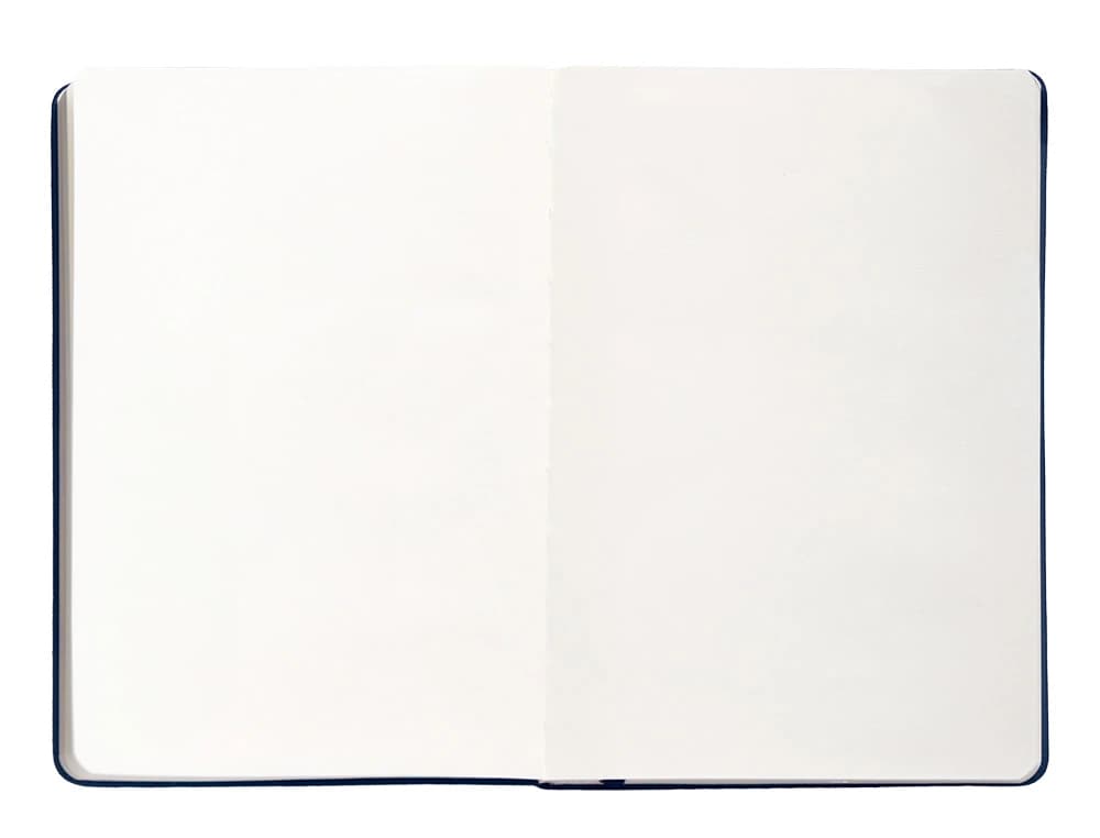 Cuaderno con gomilla antartik notes tapa dura hojas lisas azul marino 100 hojas 80 gr fsc