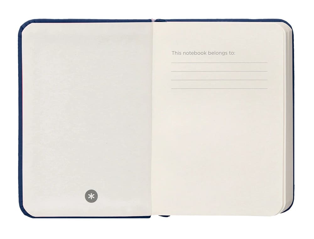 Cuaderno con gomilla antartik notes tapa dura a7 hojas lisas 80 hojas 80 gr fsc