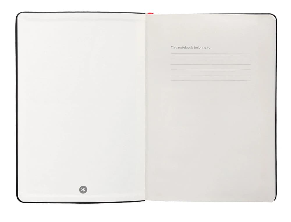 Cuaderno con gomilla antartik notes tapa dura hojas rayas 100 hojas 80 gr fsc