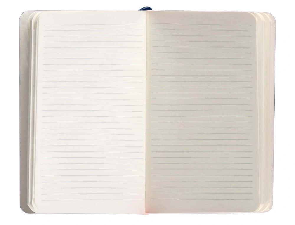 Cuaderno con gomilla antartik notes tapa blanda a6 rayas 100 hojas 80 gr fsc