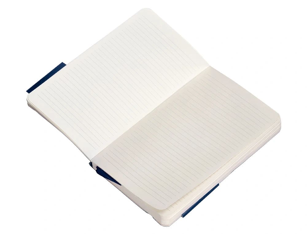 Cuaderno con gomilla antartik notes tapa blanda a6 rayas 100 hojas 80 gr fsc