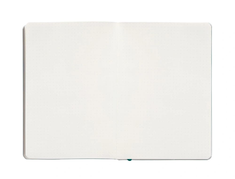 Cuaderno con gomilla antartik notes tapa blanda a5 hojas puntos 80 hojas 80 gr fsc