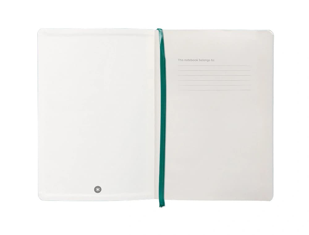 Cuaderno con gomilla antartik notes tapa blanda a5 hojas rayas 80 hojas 80 gr fsc