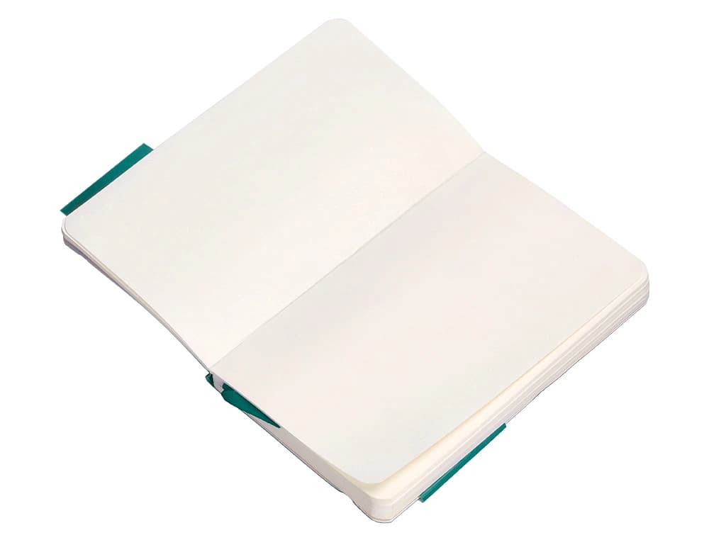 Cuaderno con gomilla antartik notes tapa blanda a6 hojas lisas 100 hojas 80 gr fsc