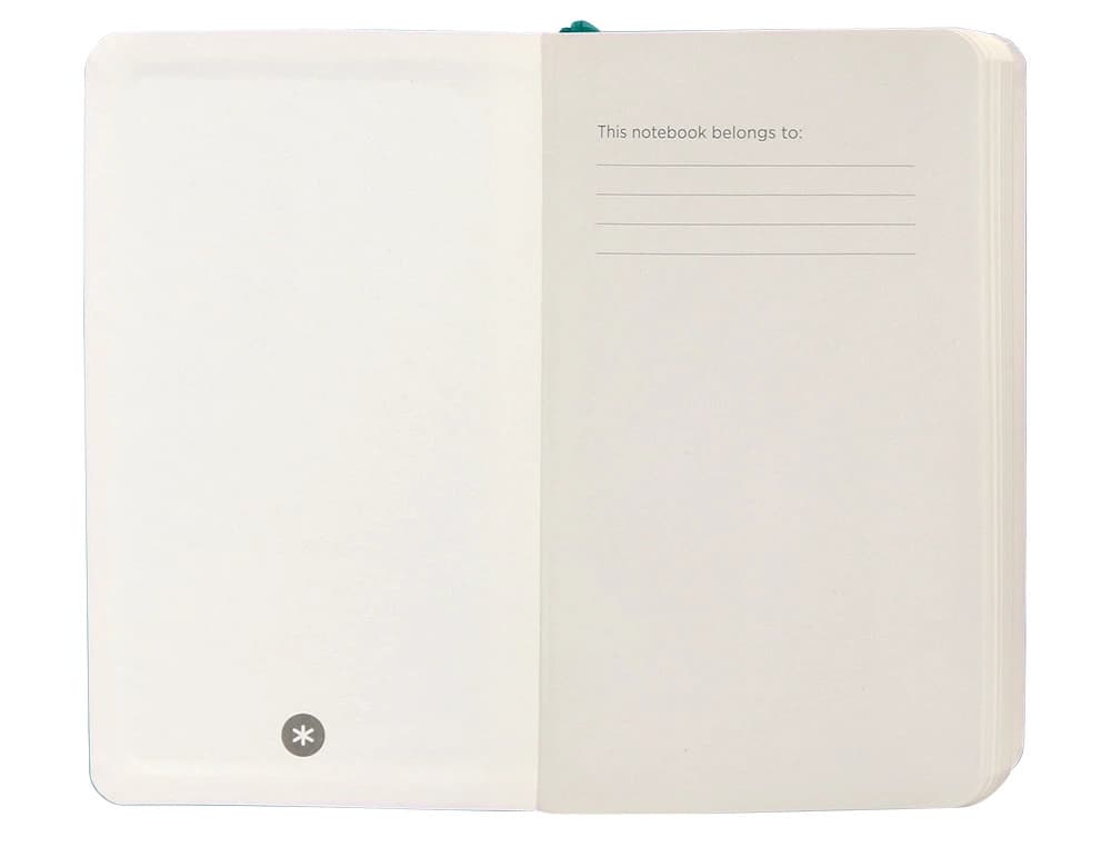 Cuaderno con gomilla antartik notes tapa blanda a6 hojas lisas 100 hojas 80 gr fsc