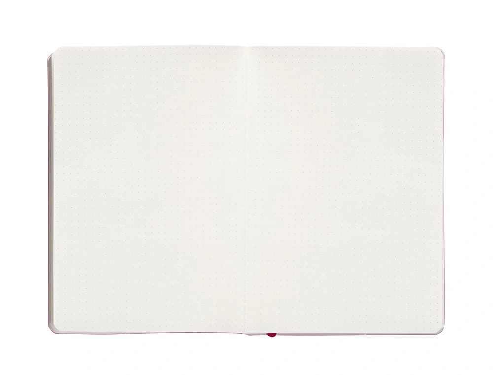 Cuaderno con gomilla antartik notes tapa blanda a5 hojas puntos 80 hojas 80 gr fsc