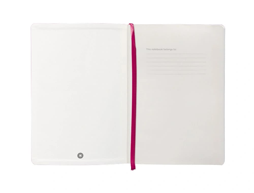 Cuaderno con gomilla antartik notes tapa blanda a5 hojas puntos 80 hojas 80 gr fsc