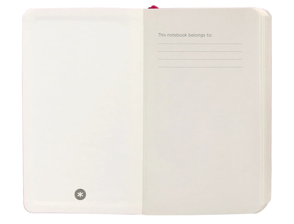 Cuaderno con gomilla antartik notes tapa blanda a6 rayas 100 hojas 80 gr fsc