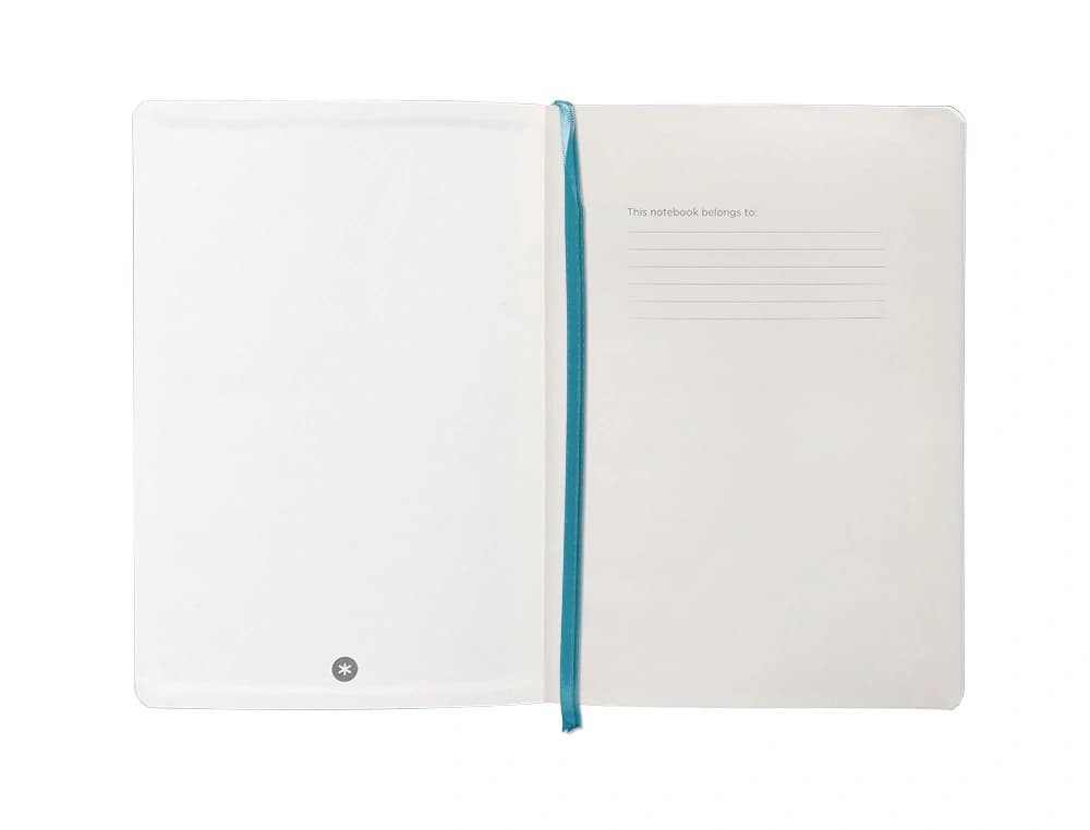 Cuaderno con gomilla antartik notes tapa blanda a5 hojas lisas 80 hojas 80 gr fsc