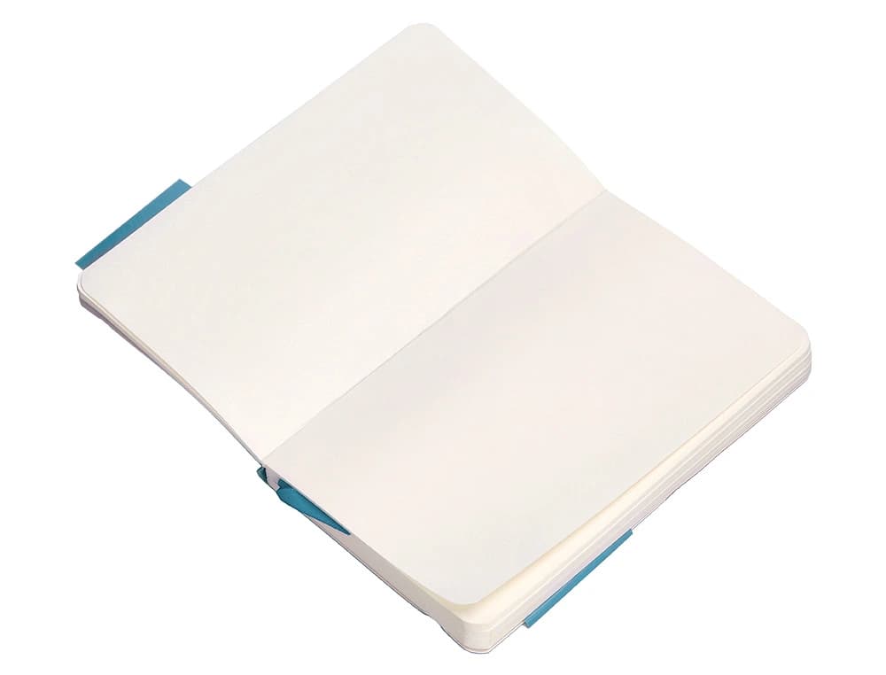 Cuaderno con gomilla antartik notes tapa blanda a6 hojas lisas 100 hojas 80 gr fsc