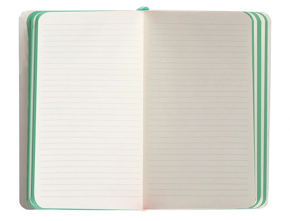 Cuaderno con gomilla antartik notes tapa blanda a6 rayas 100 hojas 80 gr fsc
