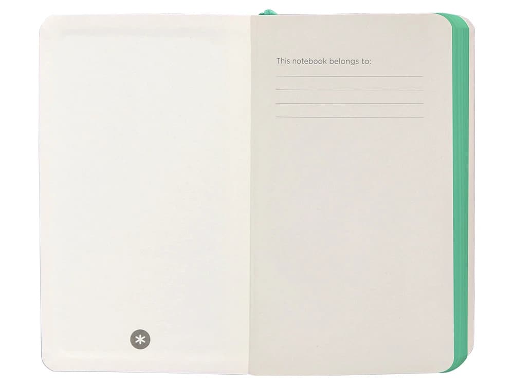 Cuaderno con gomilla antartik notes tapa blanda a6 rayas 100 hojas 80 gr fsc