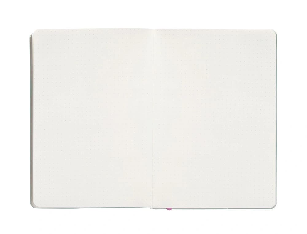 Cuaderno con gomilla antartik notes tapa blanda a5 hojas puntos 80 hojas 80 gr fsc