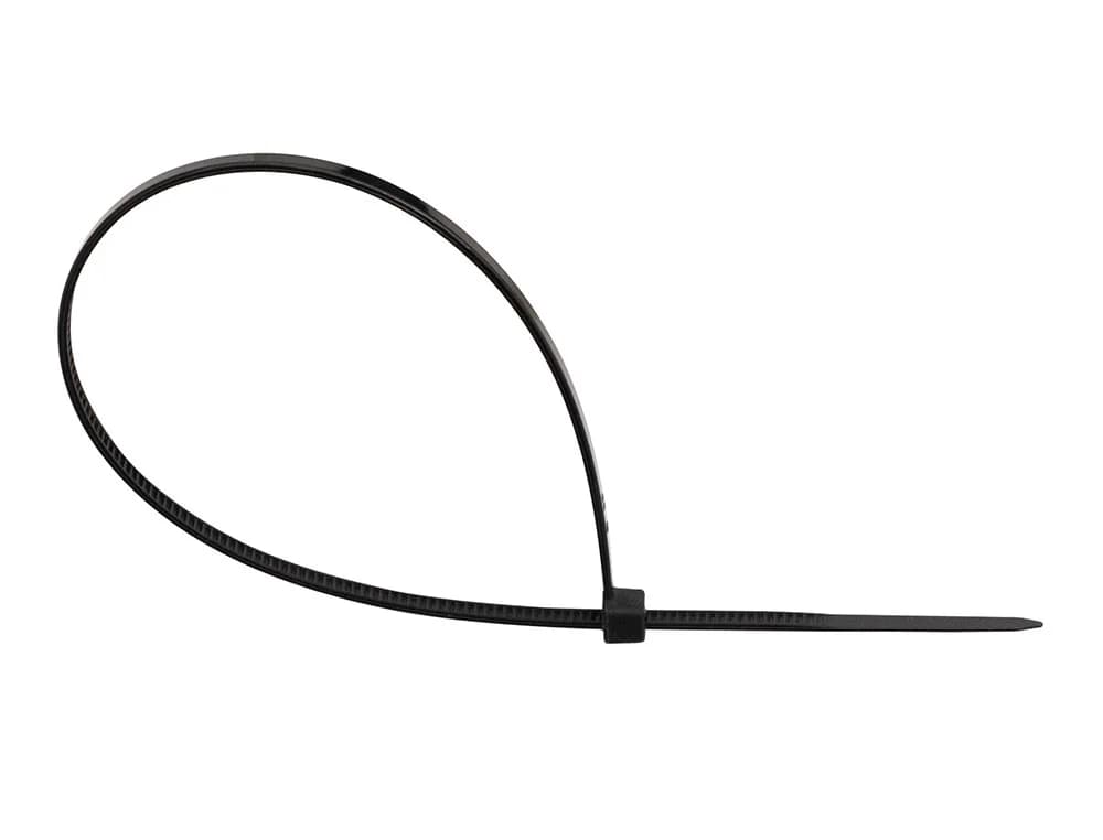Brida q-connect color negro 200x2,5 mm bolsa de 100 unidades