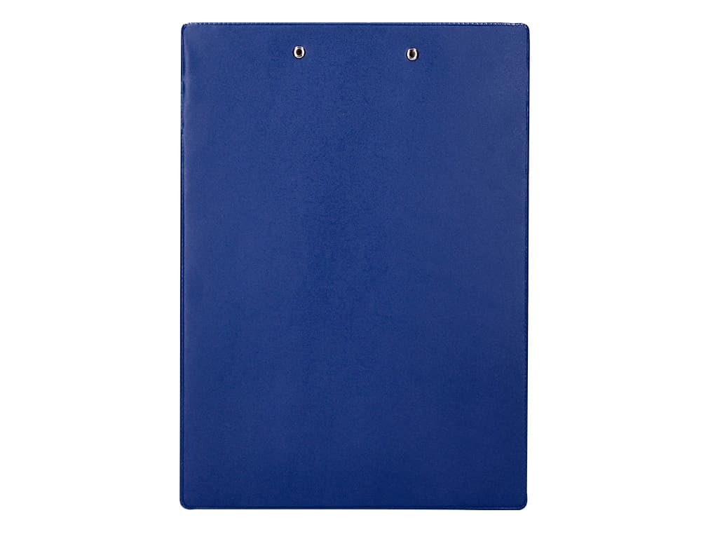 Carpeta Q-Connect A4 de plástico con miniclip superior y solapa, 2,1 mm de grosor – Azul