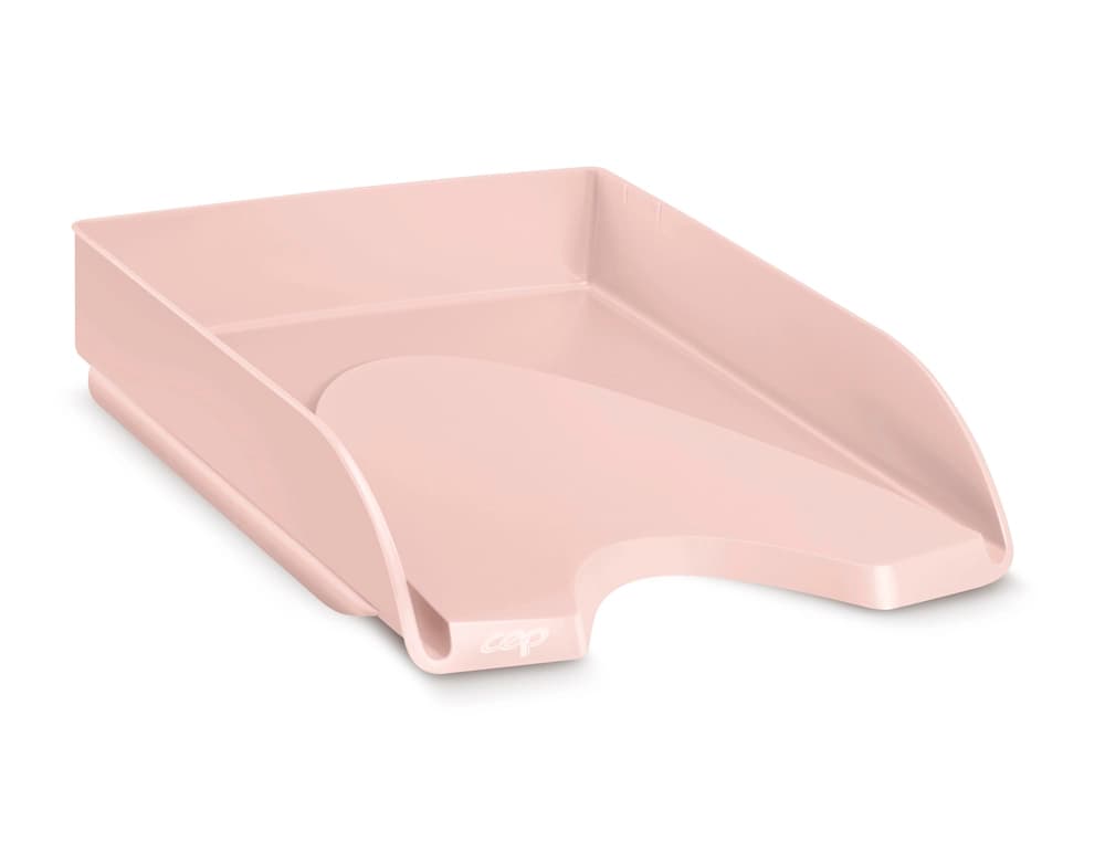 Cep Bandeja sobremesa cep mineral plastico color rosa nude 350x260x65 mm
