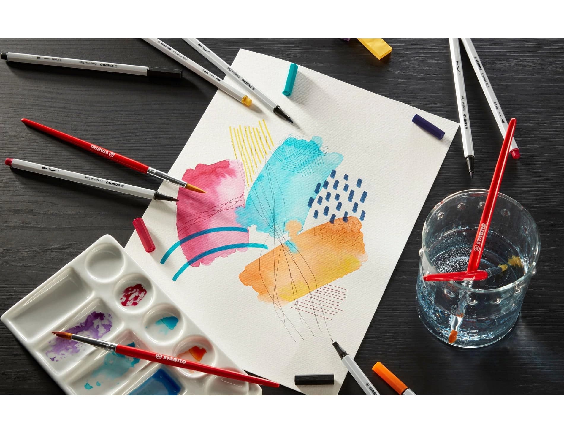 Rotulador stabilo creative tips arty line