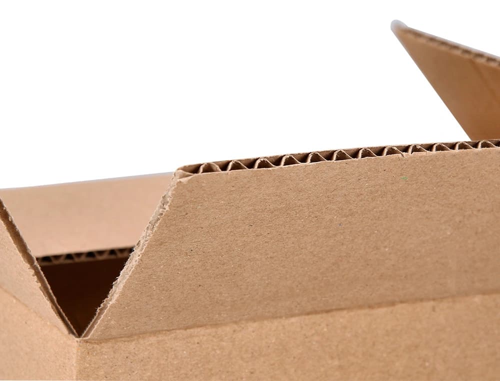 Caja para embalar q-connect americana ultra resistente carton reciclado canal doble 7mm color kraft 500x340x310 mm