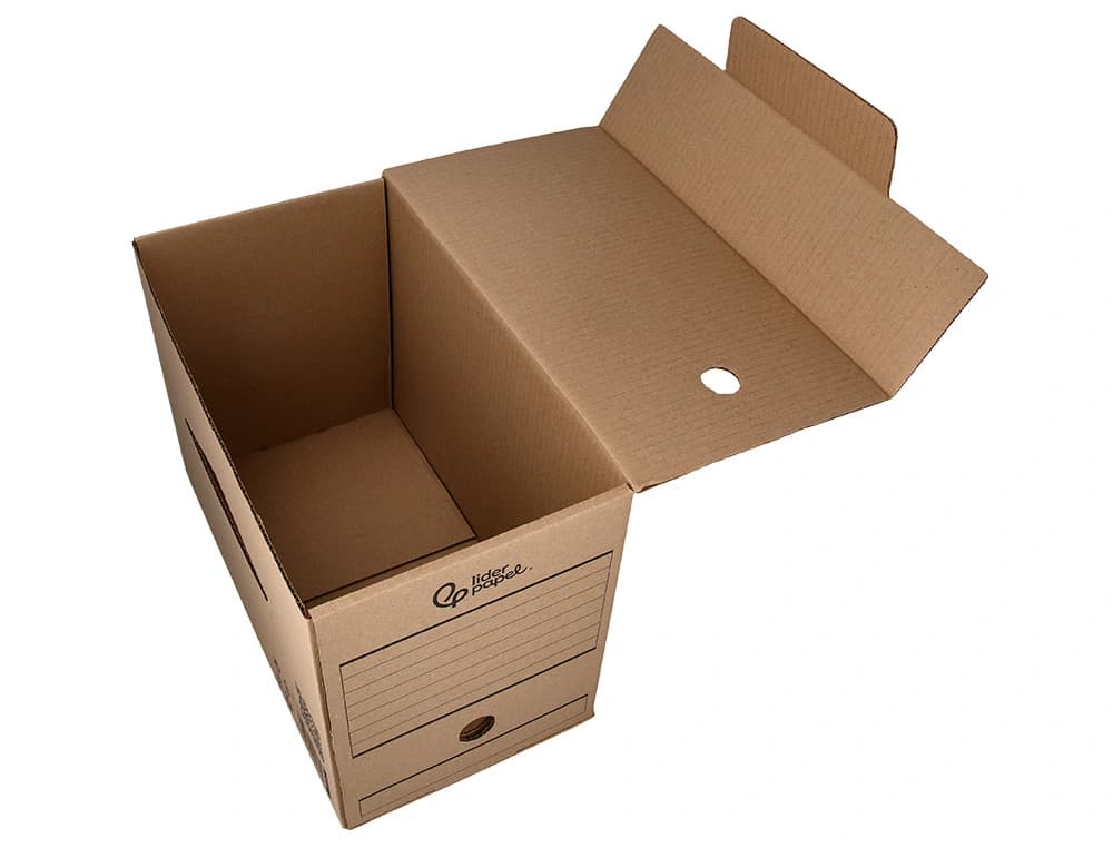 Caja archivo definitivo liderpapel carton reciclado