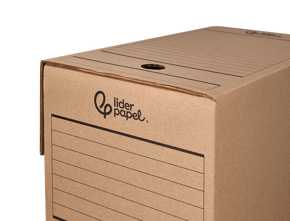 Caja archivo definitivo liderpapel carton reciclado