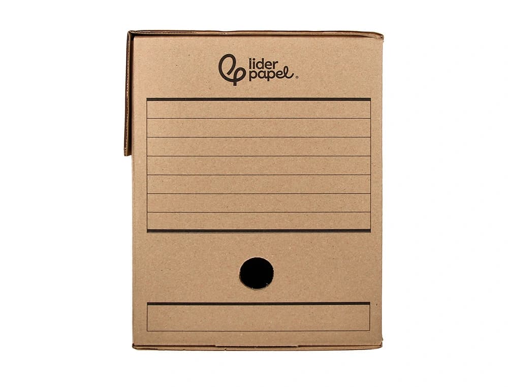 Caja archivo definitivo liderpapel carton reciclado