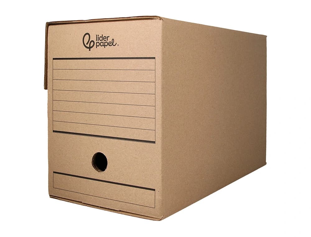 Caja archivo definitivo liderpapel carton reciclado