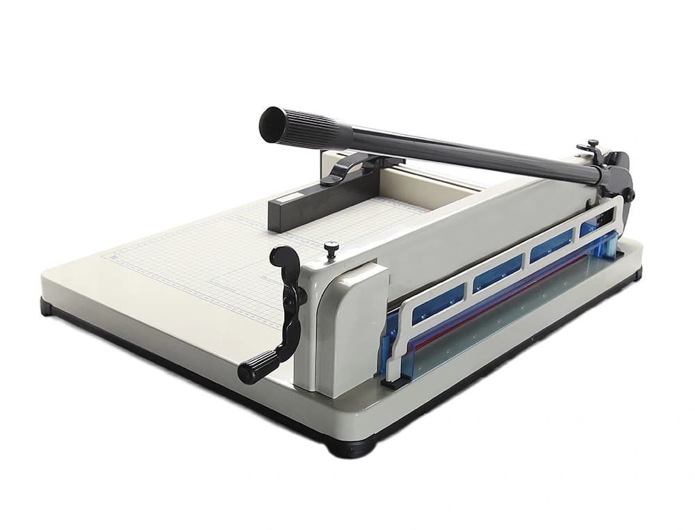 Guillotina q-connect kf14297 manual profesional largo del corte 430 mm capacidad 400 hojas
