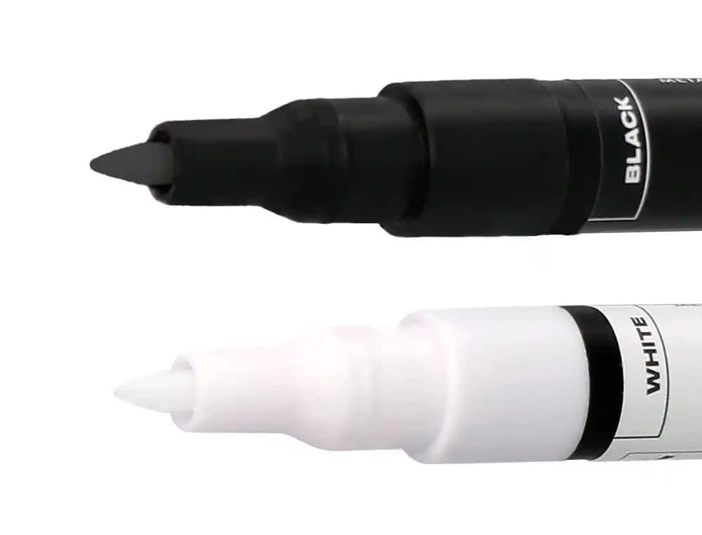 Rotulador liderpapel acrylic base agua todo tipo de superficie punta fina 0,7 mm caja de 4 perfiladores