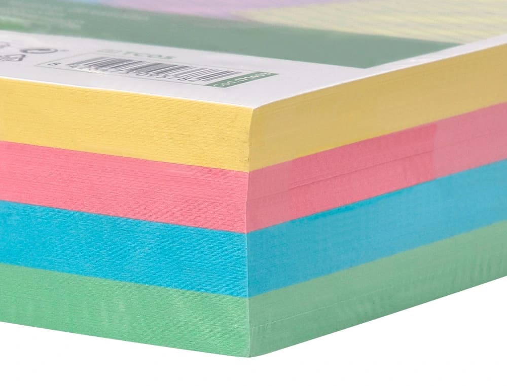 Tarjeta liderpapel para estudiar lisa cartulina de colores 170gr 160x220mm paquete de 200 unidades