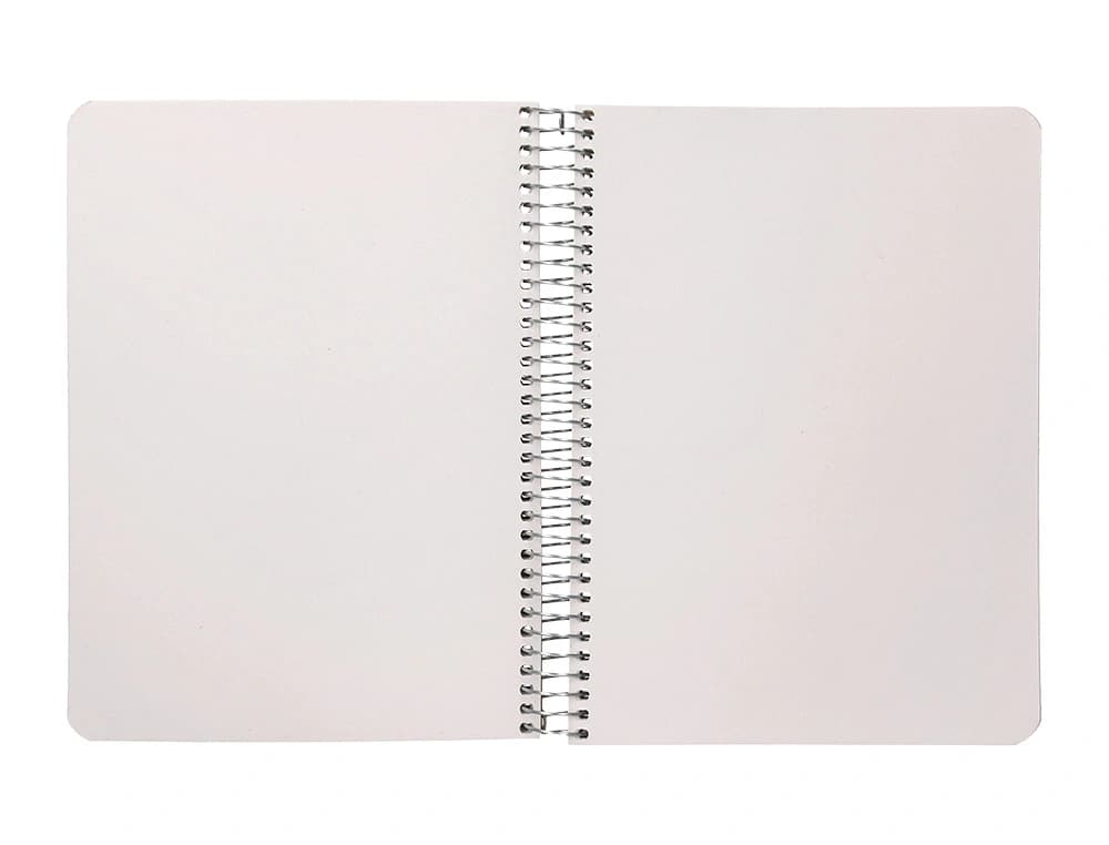 Cuaderno espiral liderpapel din a5 ecouse tapa cartulina kraft contracolada 120h papel 100% reciclado 80gr liso