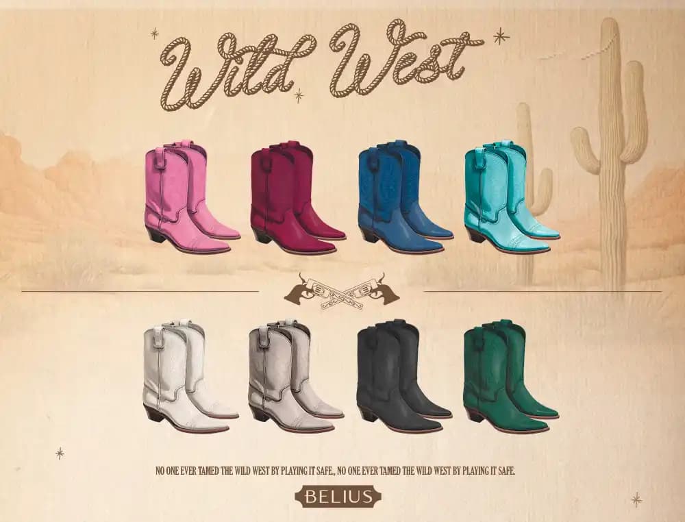 Roller belius wild west aluminio tinta caja de diseño