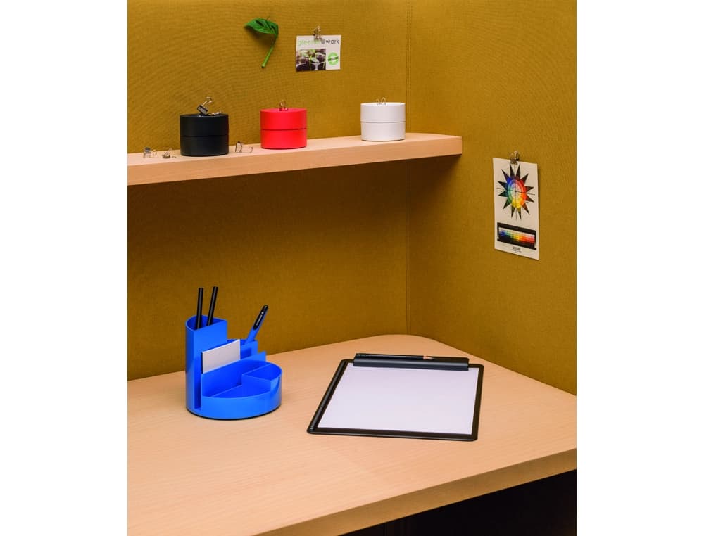 Portanotas maul go din a4 plastico reciclado con pinza