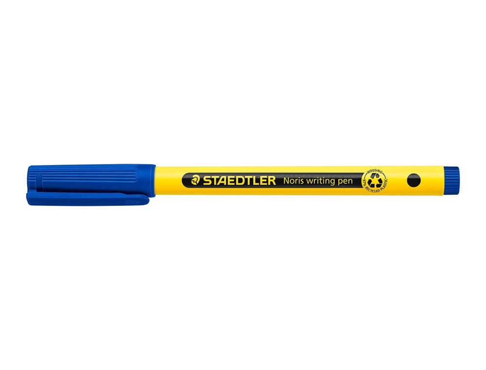 Rotulador staedtler noris writing pen 307 tinta base de agua punta fina trazo 0,6 mm