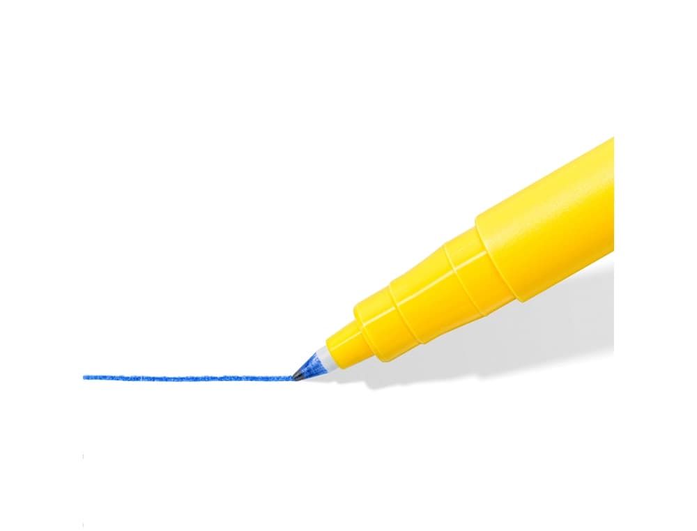 Rotulador staedtler noris writing pen 307 tinta base de agua punta fina trazo 0,6 mm