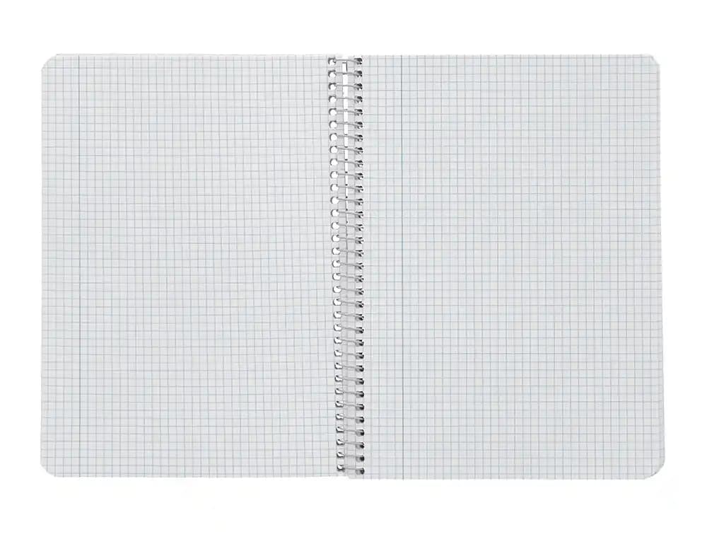 Cuaderno espiral liderpapel a4 smart tapa blanda 80h 75gr cuadro 4mm con margen oscuro