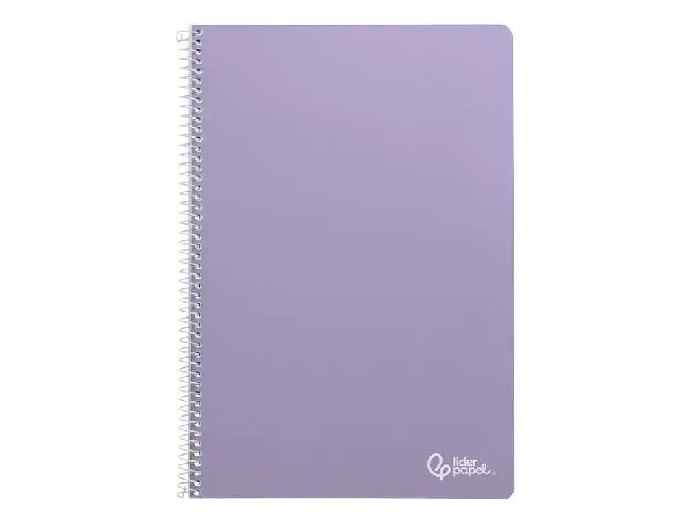 Cuaderno espiral liderpapel smart tapa blanda 80h 75gr liso sin margen colores surtidos