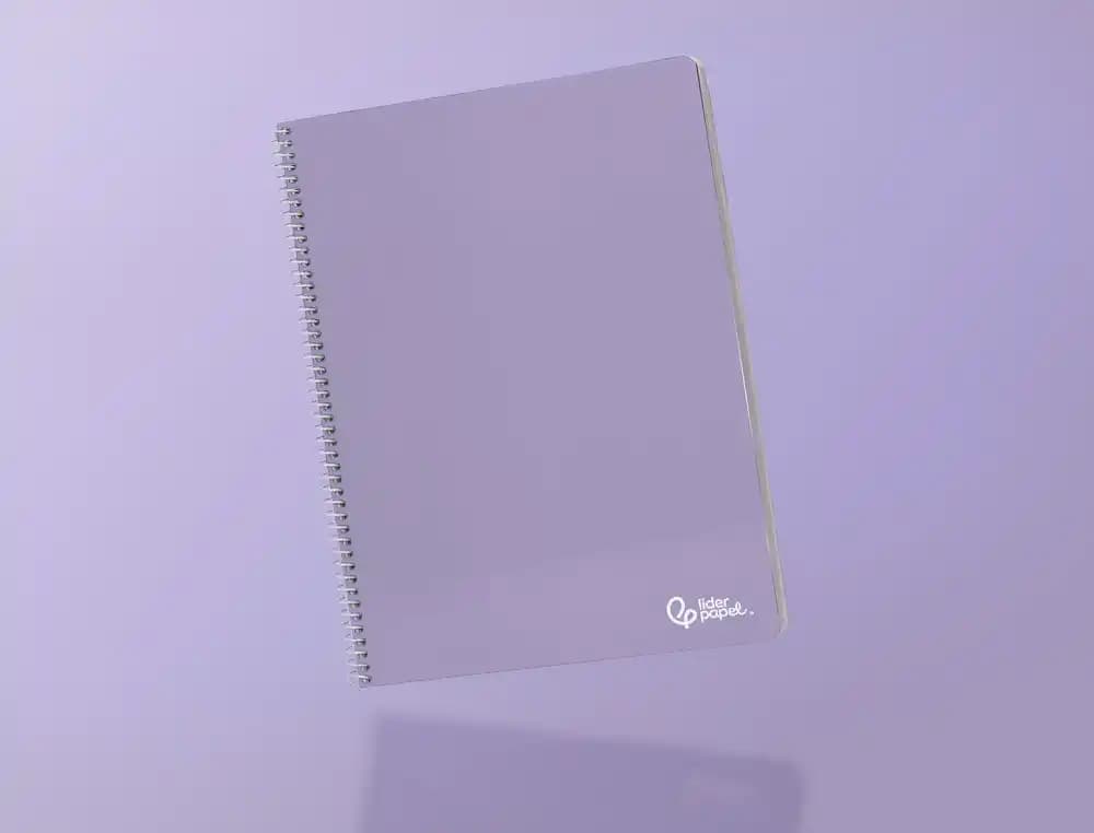 Cuaderno espiral liderpapel smart tapa blanda 80h 75gr liso sin margen colores surtidos