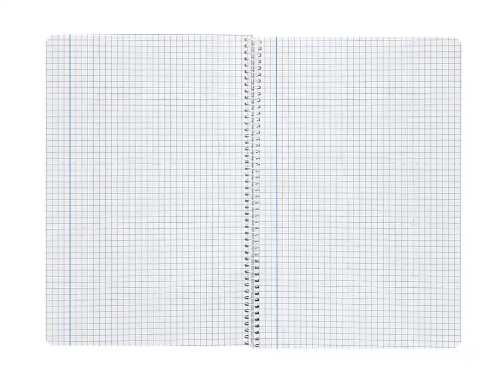 Cuaderno espiral liderpapel a4 smart tapa blanda 80h 75gr cuadro 4mm con margen oscuro