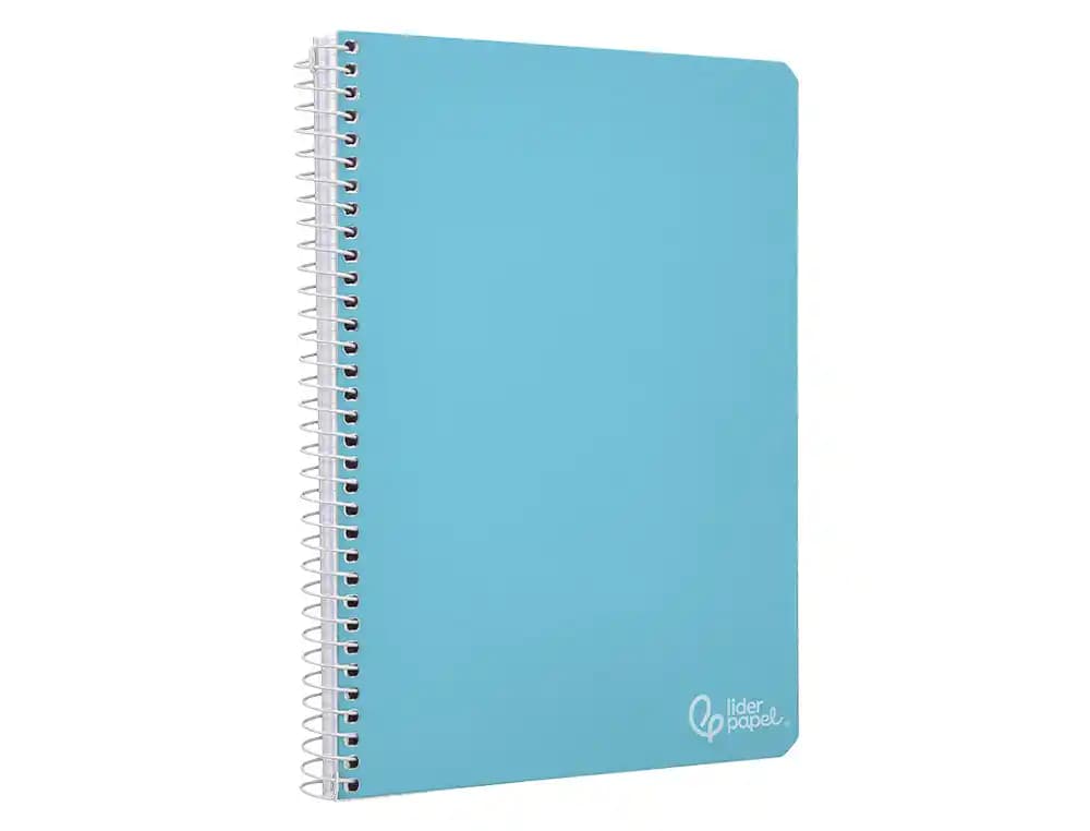 Cuaderno espiral liderpapel witty tapa dura 80h 90gr cuadro 6mm con margen colores surtidos