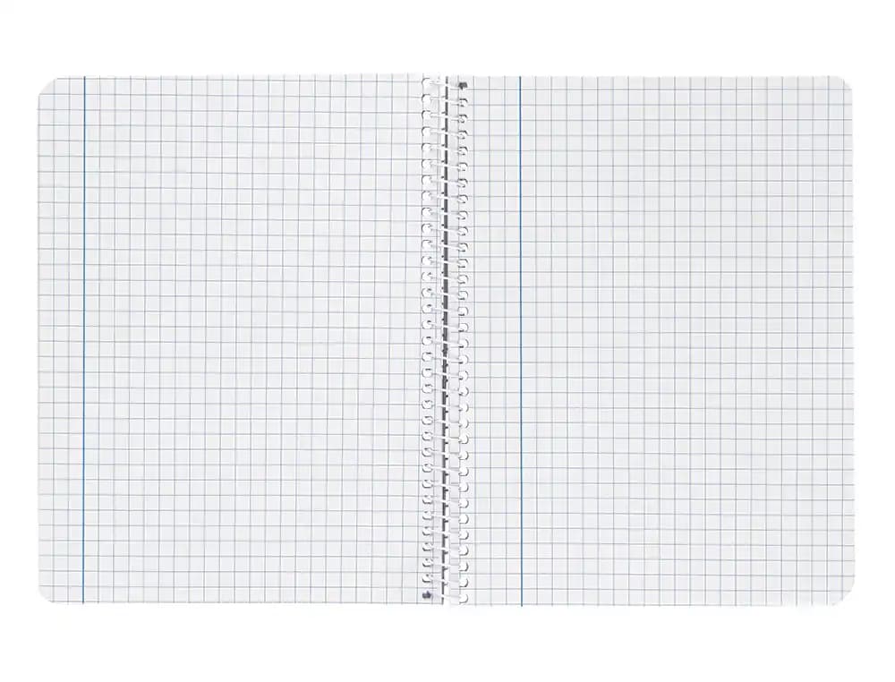 Cuaderno espiral liderpapel witty tapa dura 80h 90gr cuadro 6mm con margen colores surtidos
