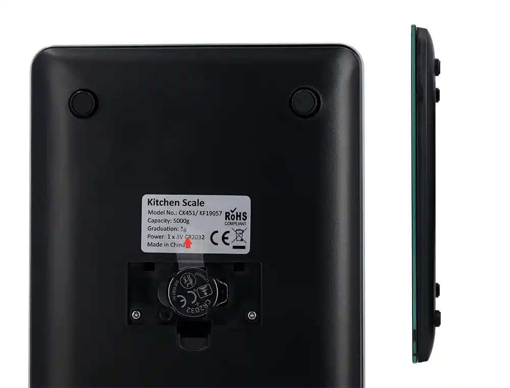 Bascula precision q-connect digital con pantalla lcd precision 1 gr capacidad de 5 gr a 5 kg 200x135x16mm