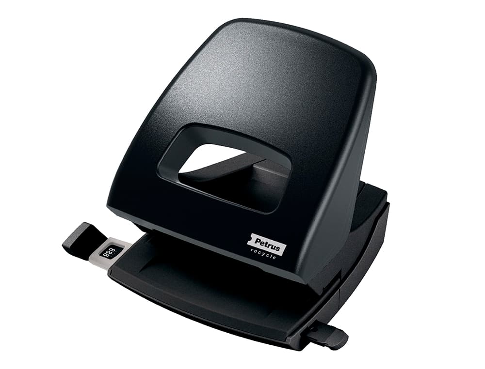 Petrus Taladrador Petrus 85 recycle negro capacidad 25 hojas