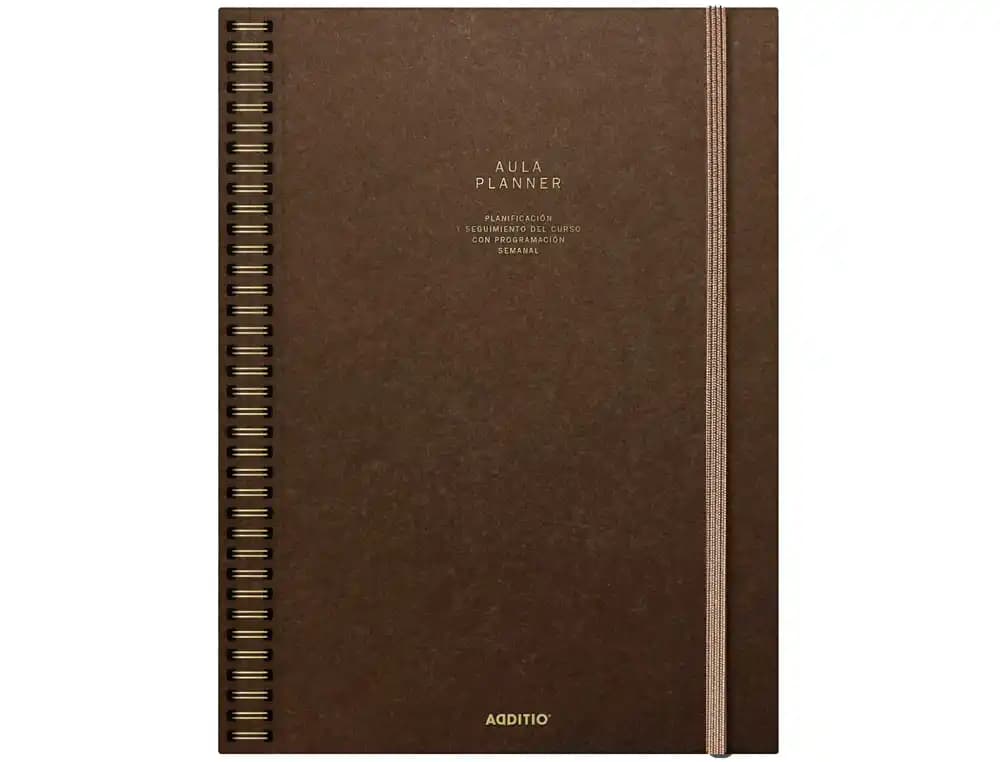 Cuaderno aula planner additio din a4 160 paginas plan anual y mensual con programacion y evaluacion