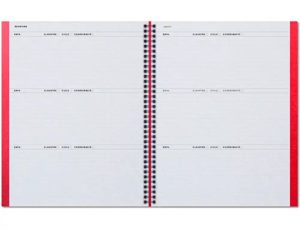 Cuaderno aula planner catalan additio din a4 160 paginas plan anual y mensual con programacion y evaluacion