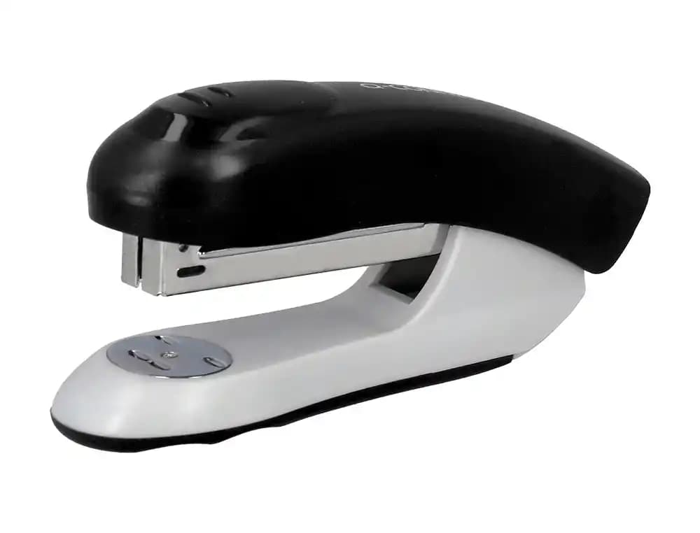 Q-Connect Grapadora Q-Connect KF14207 plástico ABS negra capacidad 20 hojas medidas 177x43x67mm