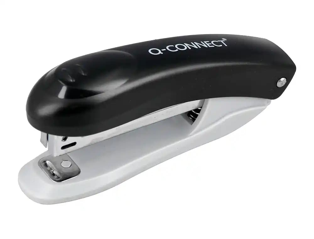Grapadora q-connect kf14212 plastico capacidad 10 hojas usa grapas numero 10