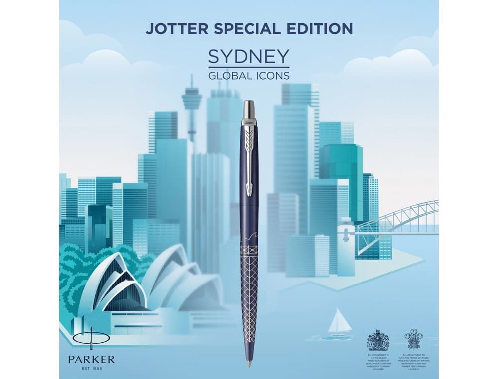 Boligrafo parker jotter around the world sydney azul